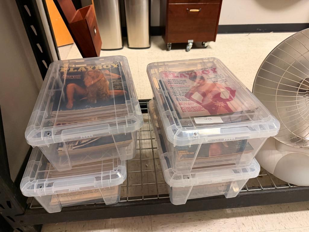 APPROX. 60 ASSORTED PLAYBOY MAGZINES FROM THE 1980'S - 2