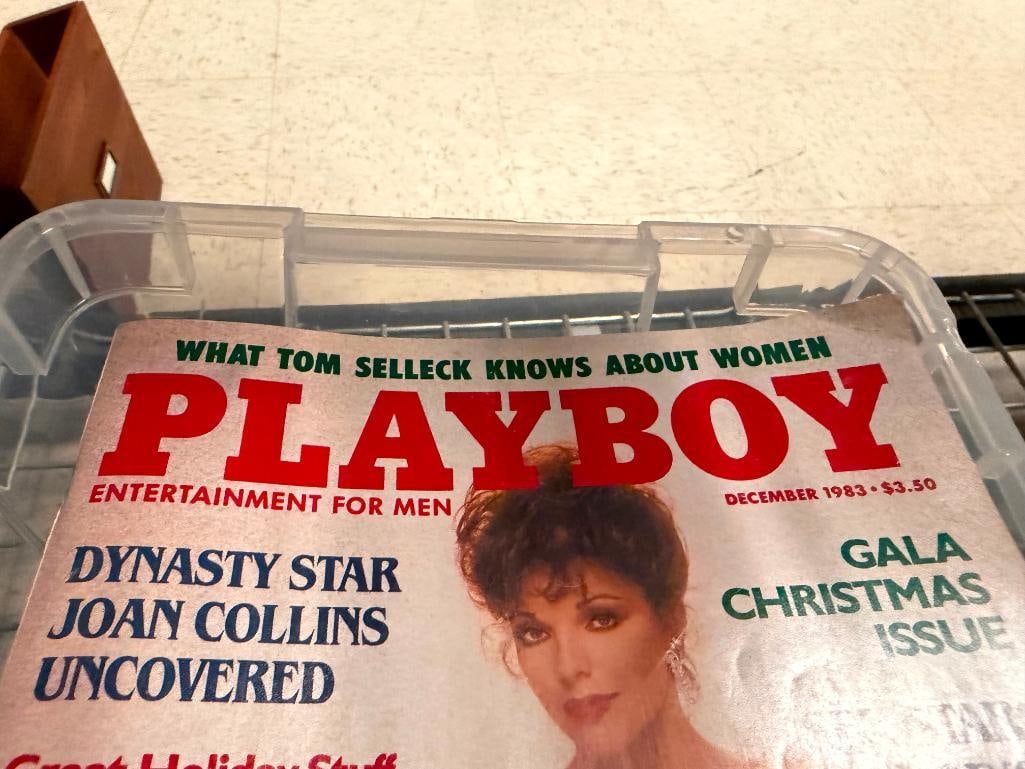 APPROX. 60 ASSORTED PLAYBOY MAGZINES FROM THE 1980'S - 4