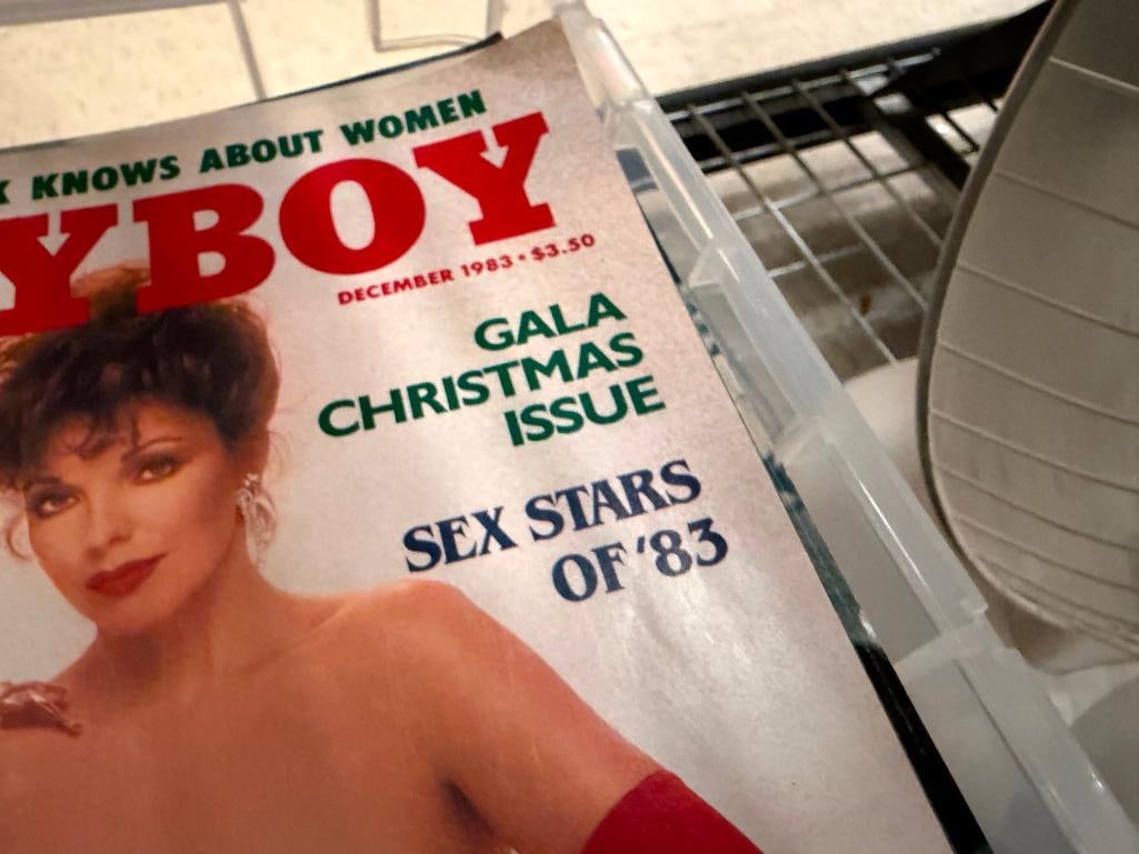 APPROX. 60 ASSORTED PLAYBOY MAGZINES FROM THE 1980'S - 5