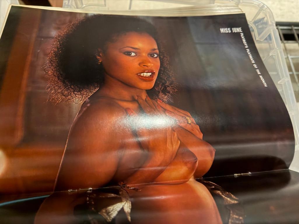 APPROX. 60 ASSORTED PLAYBOY MAGZINES FROM THE 1980'S - 9