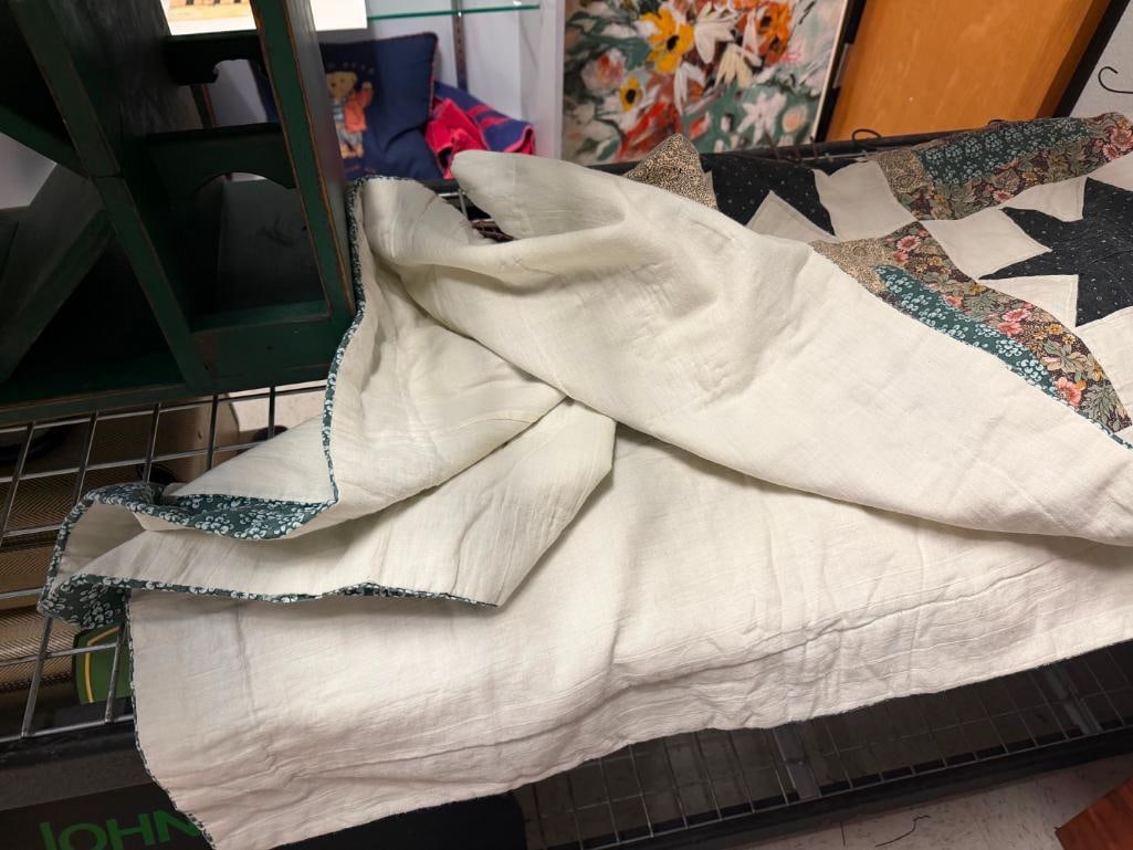 PATCHWORK EIGHT-POINT STAR PATTERN QUILT - 5