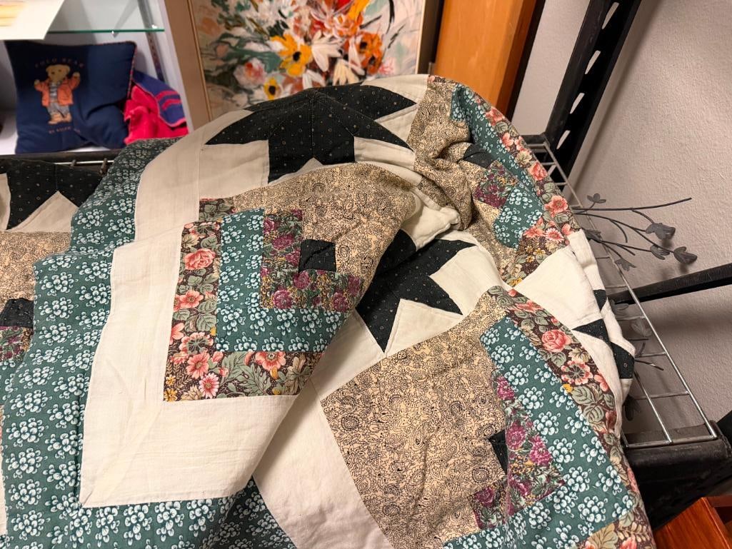 PATCHWORK EIGHT-POINT STAR PATTERN QUILT - 6