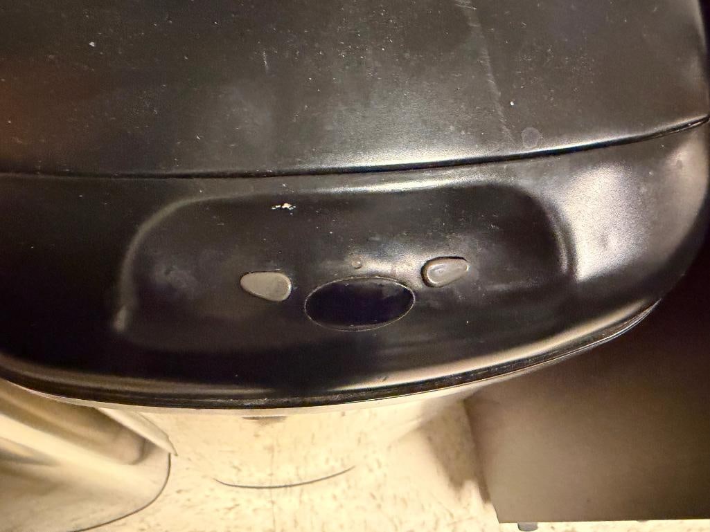 TWO NST ELECTRIC LID STAINLESS STEEL GARBAGE CANS - 5