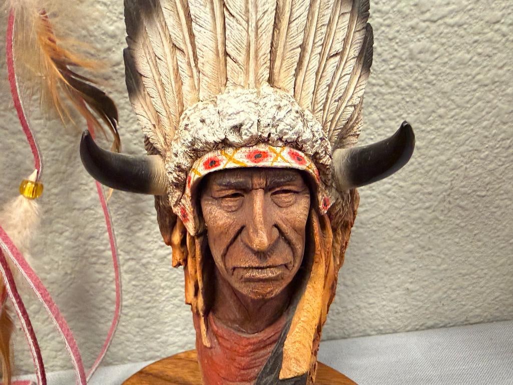 NEIL J. ROSE LIMITED EDITION NATIVE AMERICAN BUST SCULPTURES - 16