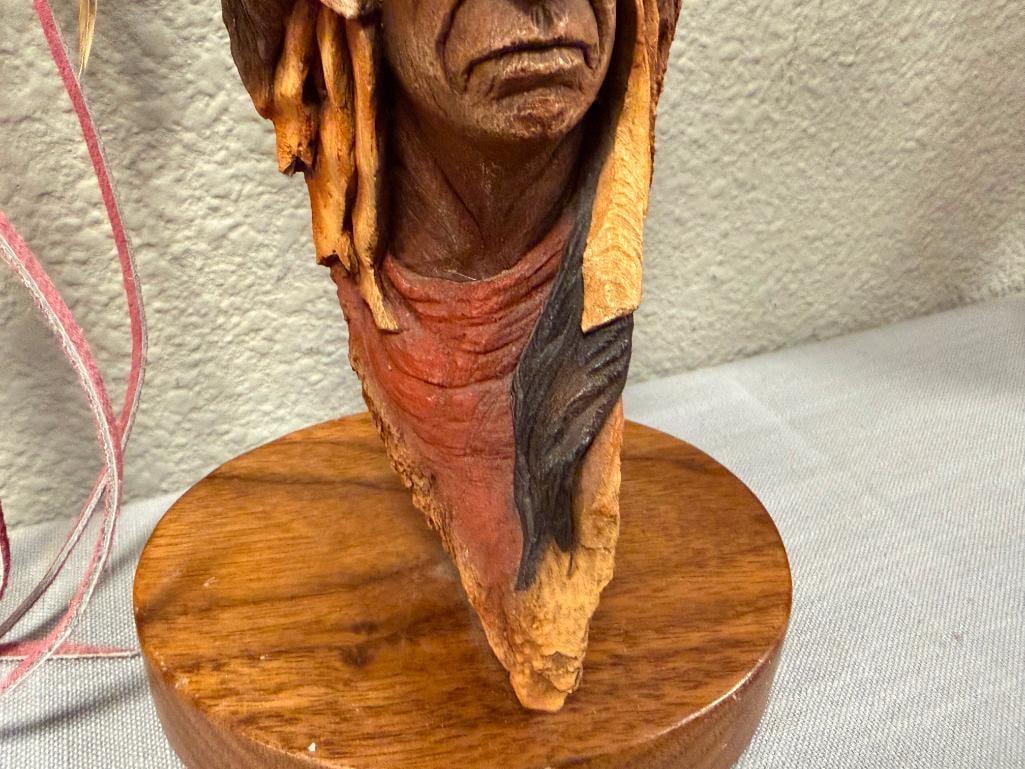 NEIL J. ROSE LIMITED EDITION NATIVE AMERICAN BUST SCULPTURES - 17