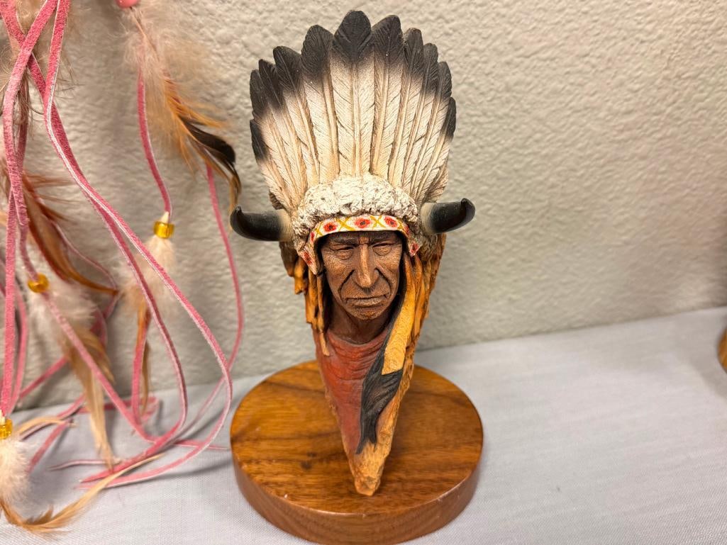 NEIL J. ROSE LIMITED EDITION NATIVE AMERICAN BUST SCULPTURES - 7