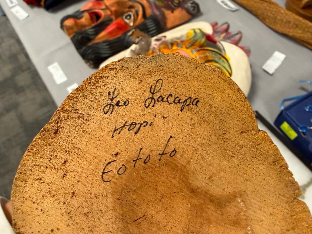 LEO LA CA PA HIGHLY RESPECTED HOPI PUEBLO KACHINA CARVER FROM FIRST MESA AHOLI AND EOTOTO - 20