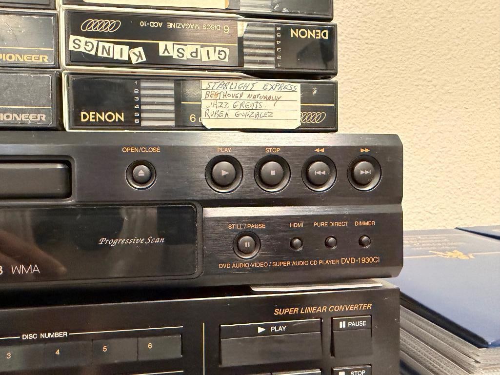 DENON CD AUTO CHANGER DCM-555 AND DENON SUPER AUDIO CD PLAYER DVD-1930CI - 10
