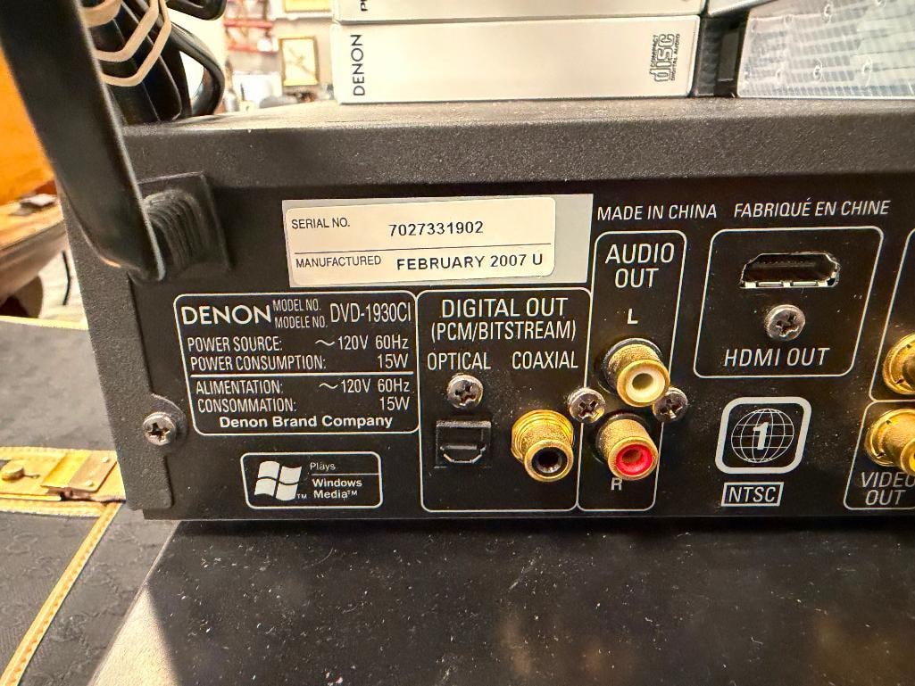 DENON CD AUTO CHANGER DCM-555 AND DENON SUPER AUDIO CD PLAYER DVD-1930CI - 15