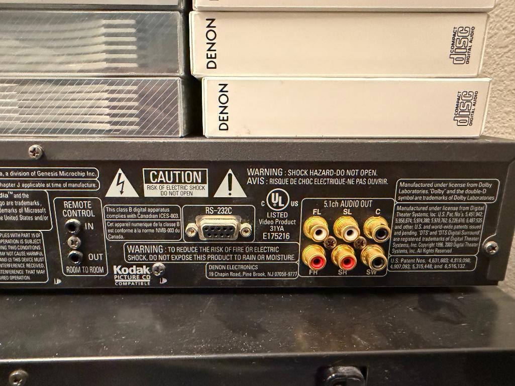 DENON CD AUTO CHANGER DCM-555 AND DENON SUPER AUDIO CD PLAYER DVD-1930CI - 17