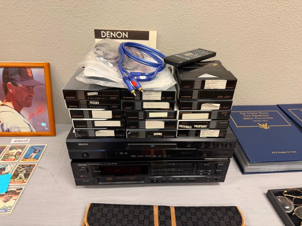 DENON CD AUTO CHANGER DCM-555 AND DENON SUPER AUDIO CD PLAYER DVD-1930CI - 2