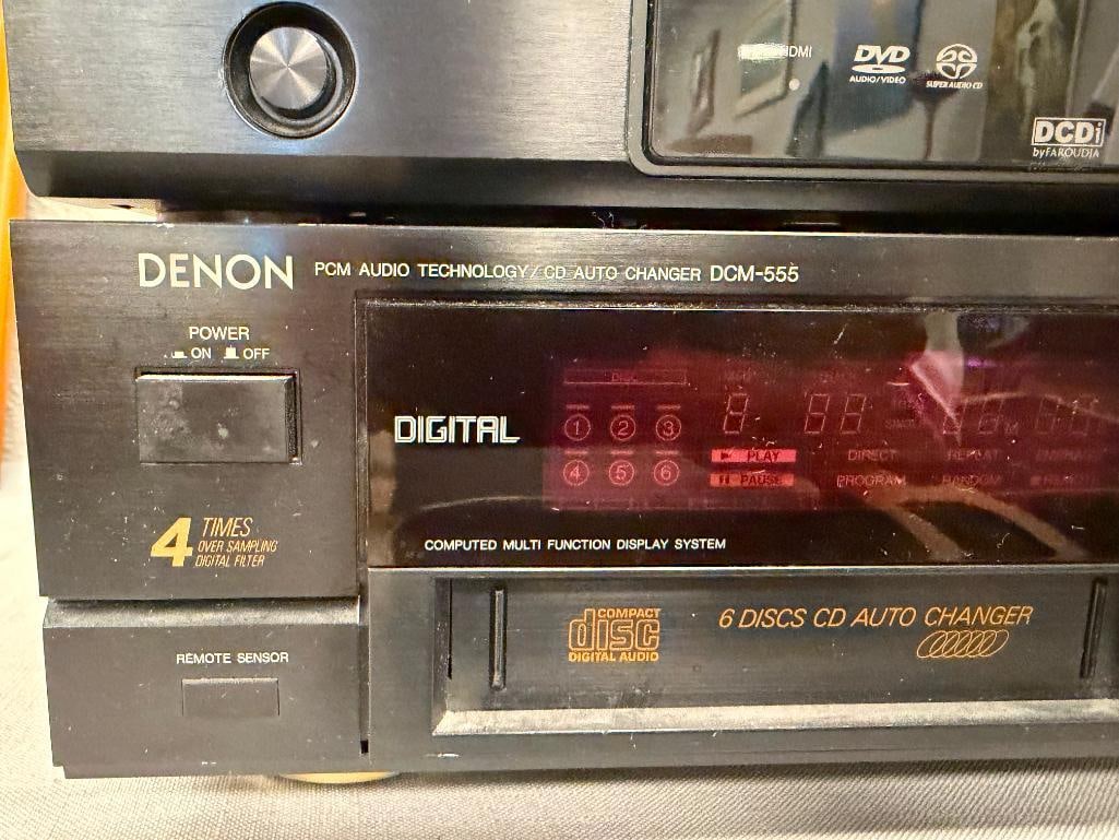 DENON CD AUTO CHANGER DCM-555 AND DENON SUPER AUDIO CD PLAYER DVD-1930CI - 5