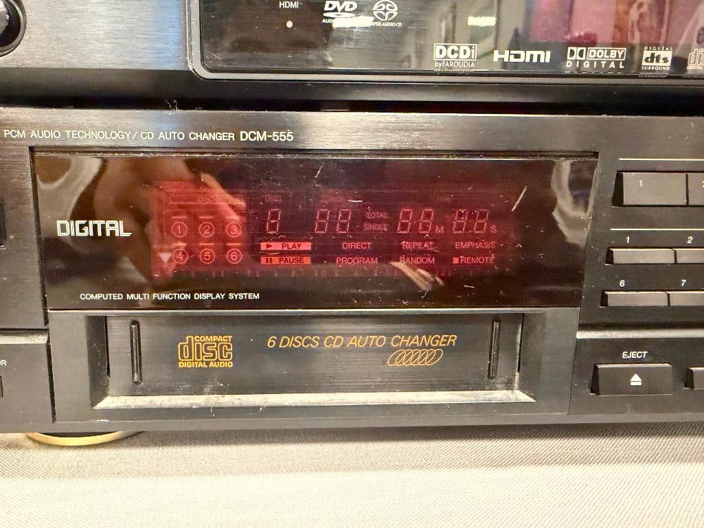 DENON CD AUTO CHANGER DCM-555 AND DENON SUPER AUDIO CD PLAYER DVD-1930CI - 6