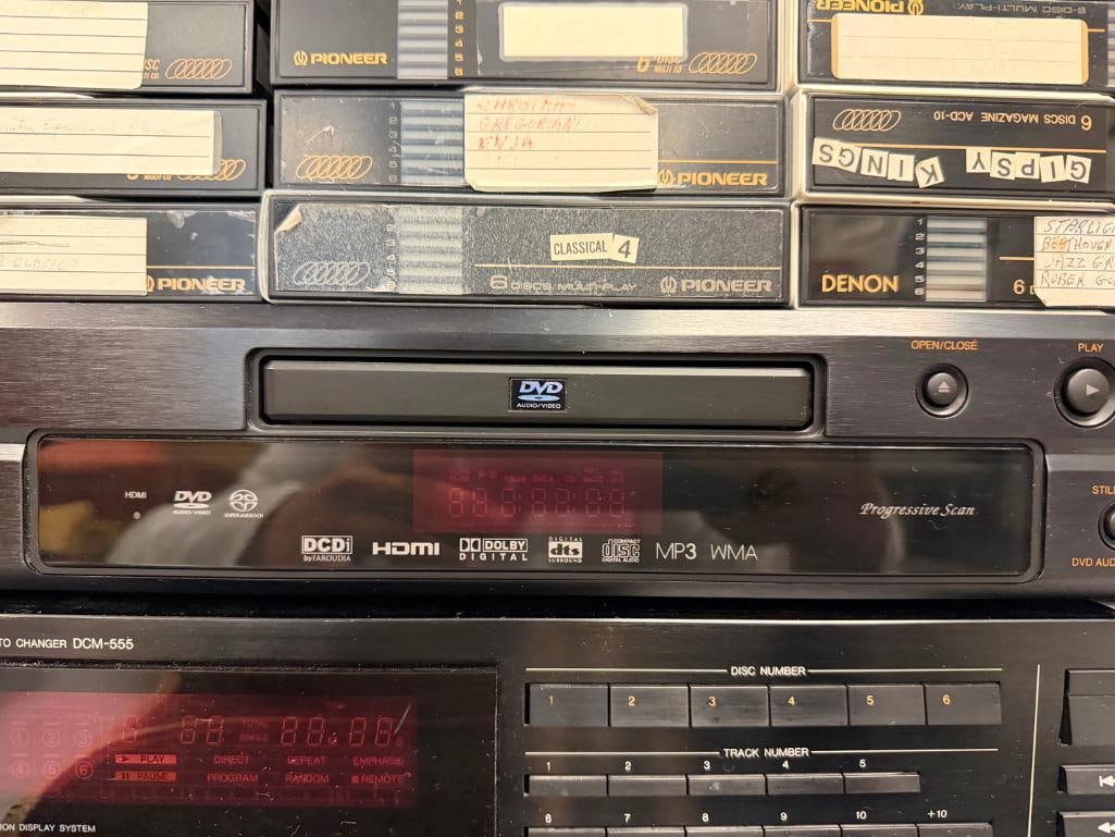 DENON CD AUTO CHANGER DCM-555 AND DENON SUPER AUDIO CD PLAYER DVD-1930CI - 9