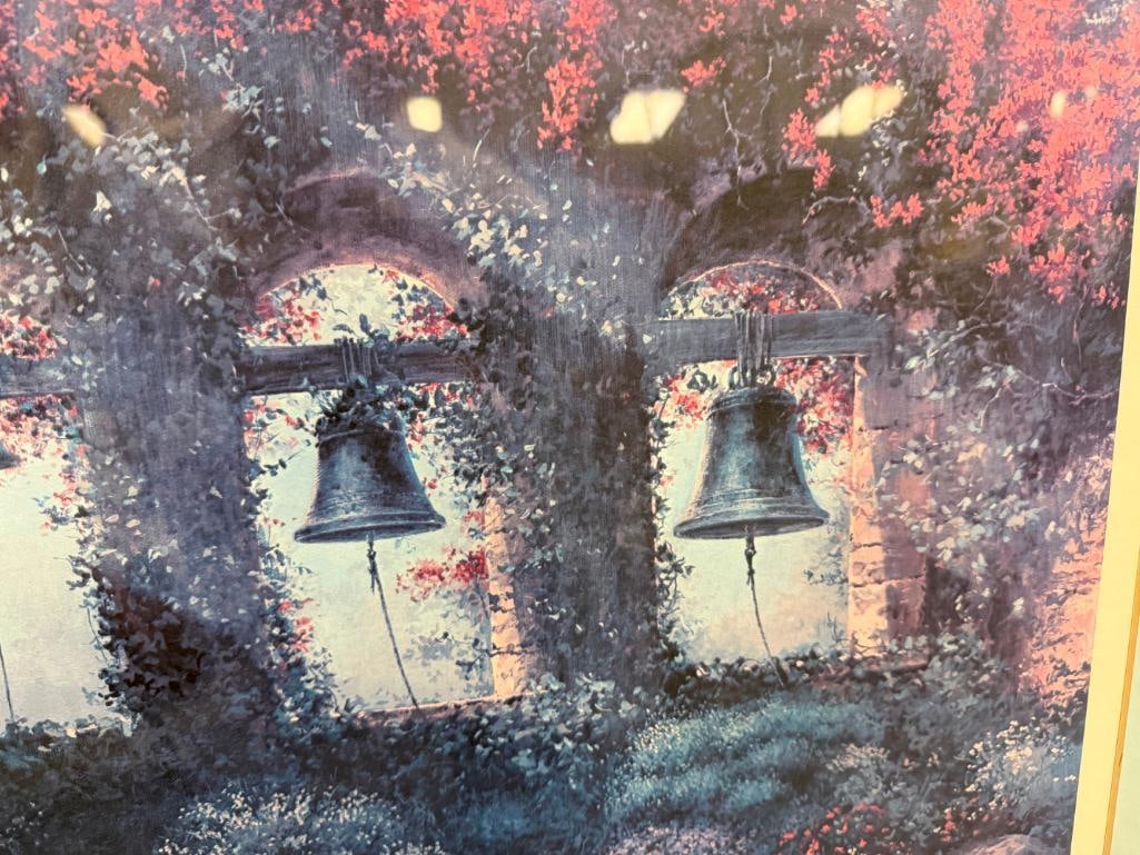 MAURICE HARVEY ENGLISH ARTIST PROOF PRINT TITLED MORNING'S CRIMSON HAZE - 6