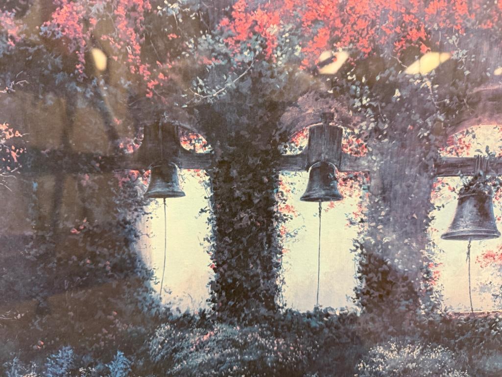 MAURICE HARVEY ENGLISH ARTIST PROOF PRINT TITLED MORNING'S CRIMSON HAZE - 7