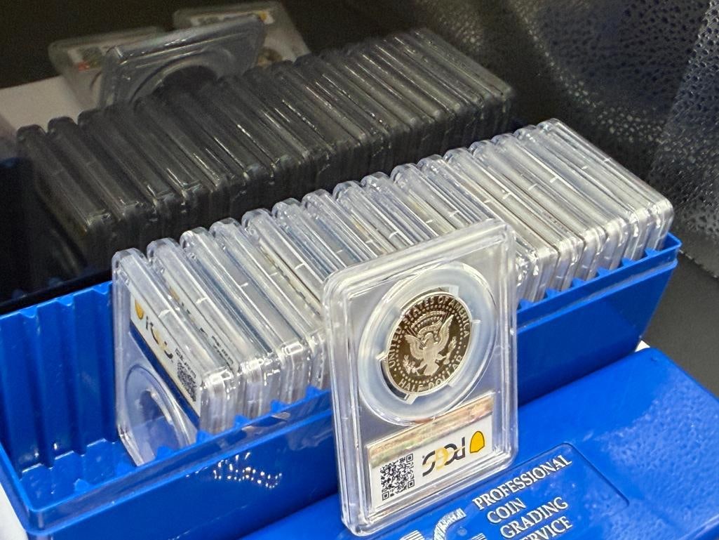 KENNEDY SILVER HALF DOLLAR PROOF COLLECTION FEATURING 1992-S TO 2011-S KENNEDY HALF DOLLARS - 13