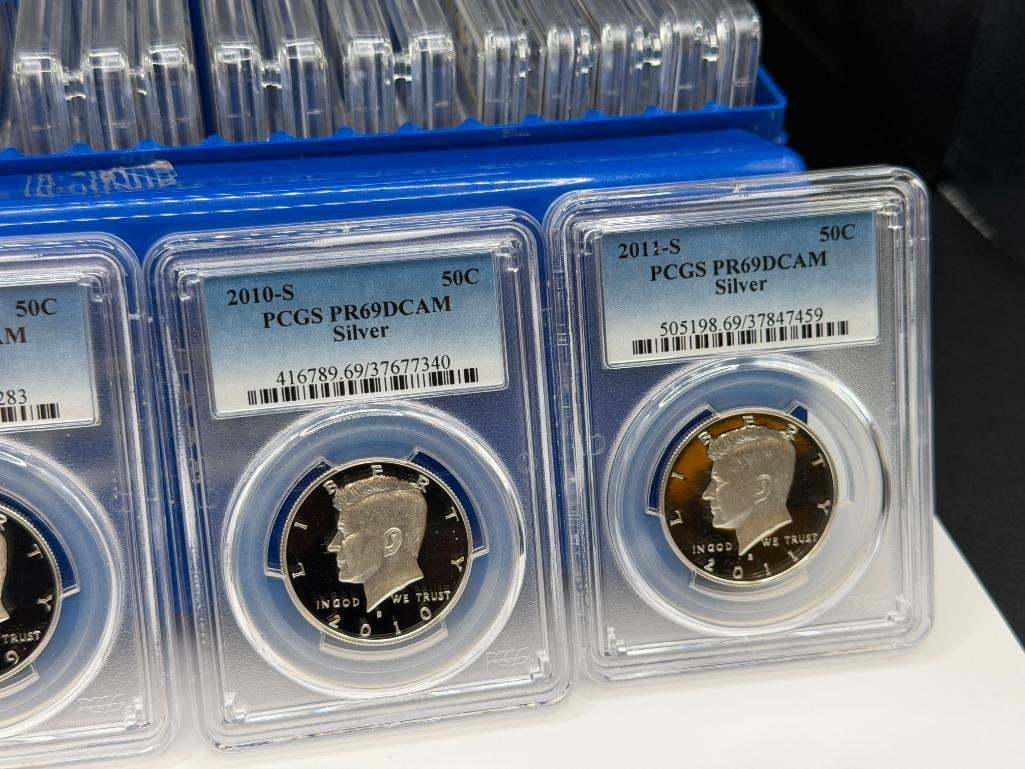 KENNEDY SILVER HALF DOLLAR PROOF COLLECTION FEATURING 1992-S TO 2011-S KENNEDY HALF DOLLARS - 3