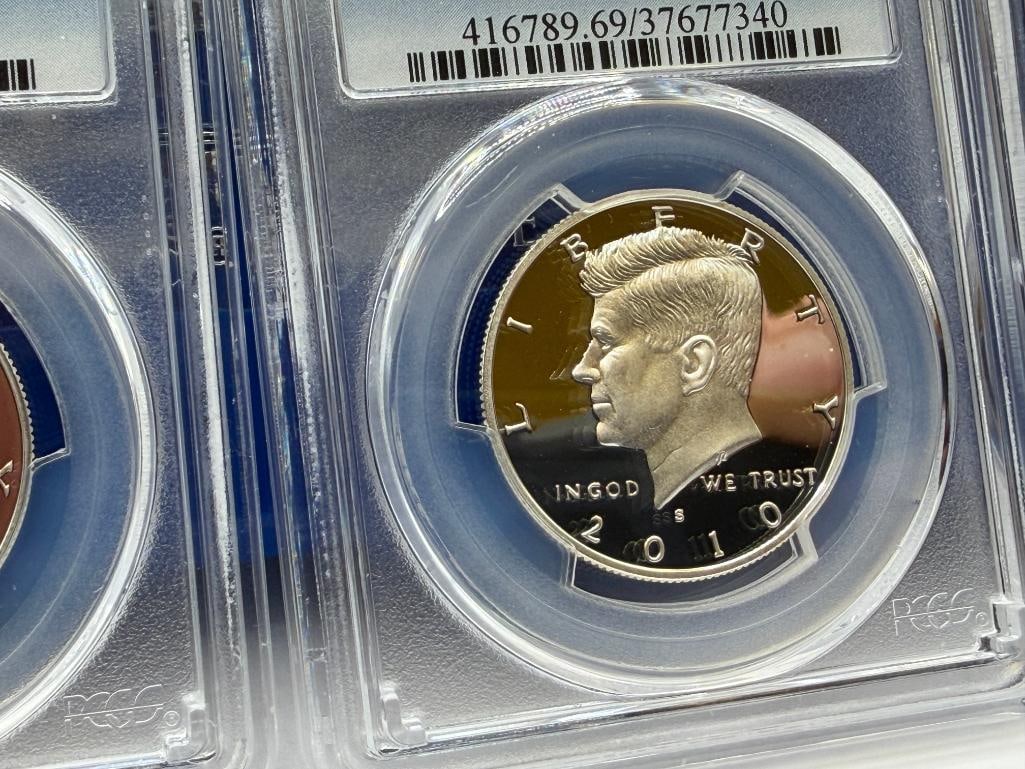 KENNEDY SILVER HALF DOLLAR PROOF COLLECTION FEATURING 1992-S TO 2011-S KENNEDY HALF DOLLARS - 5