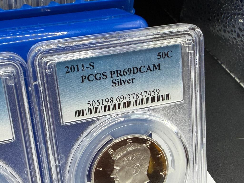 KENNEDY SILVER HALF DOLLAR PROOF COLLECTION FEATURING 1992-S TO 2011-S KENNEDY HALF DOLLARS - 7