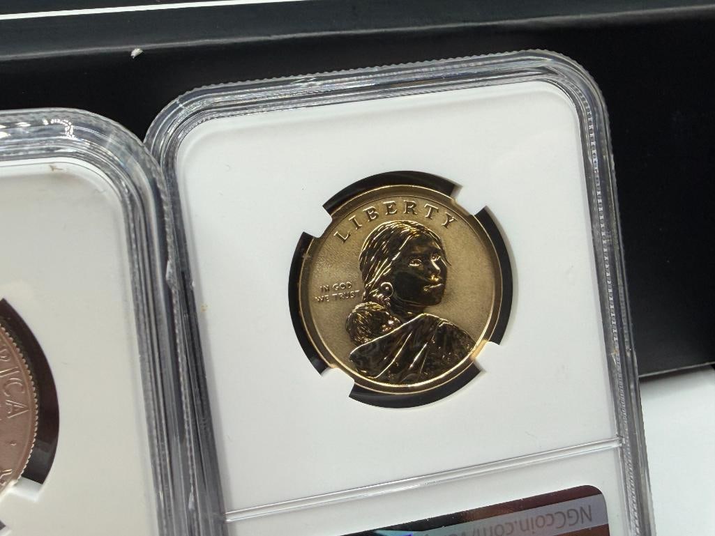 2018 U.S. SILVER REVERSE PROOF SET NGC PF70 - 10