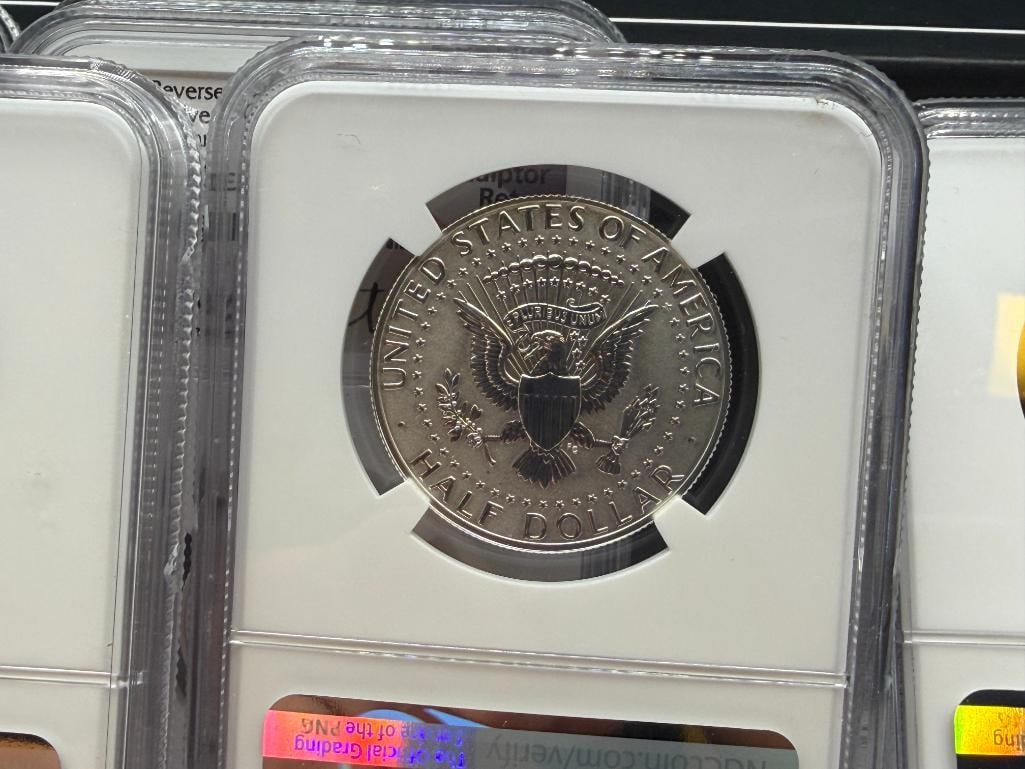 2018 U.S. SILVER REVERSE PROOF SET NGC PF70 - 11