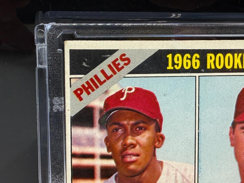 1966 TOPPS #254 PHILLIES ROOKIE STARS FERGUSON JENKINS AND BILL SORRELL BASEBALL CARD - 3