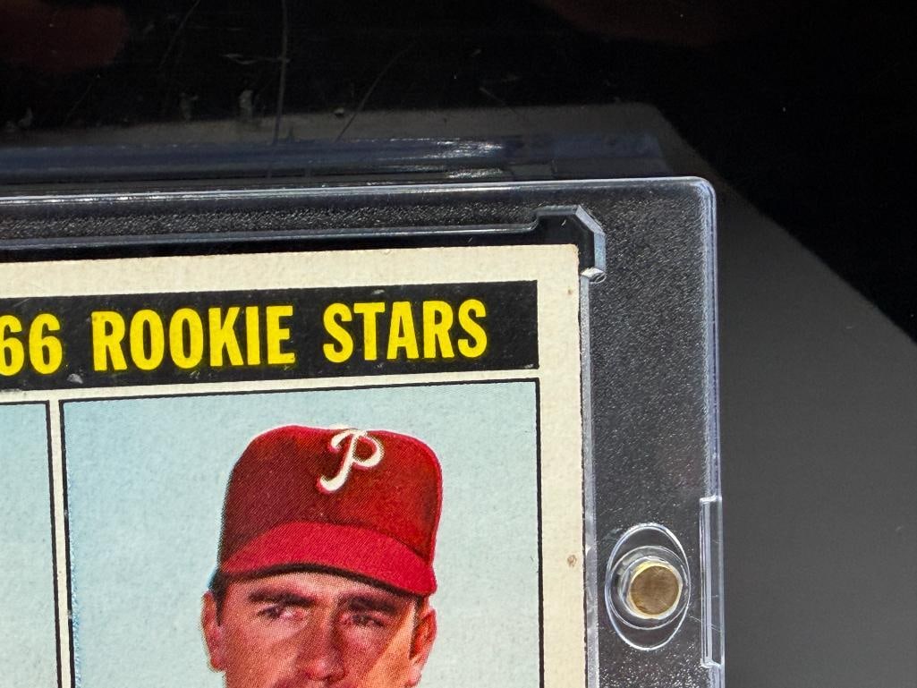 1966 TOPPS #254 PHILLIES ROOKIE STARS FERGUSON JENKINS AND BILL SORRELL BASEBALL CARD - 6