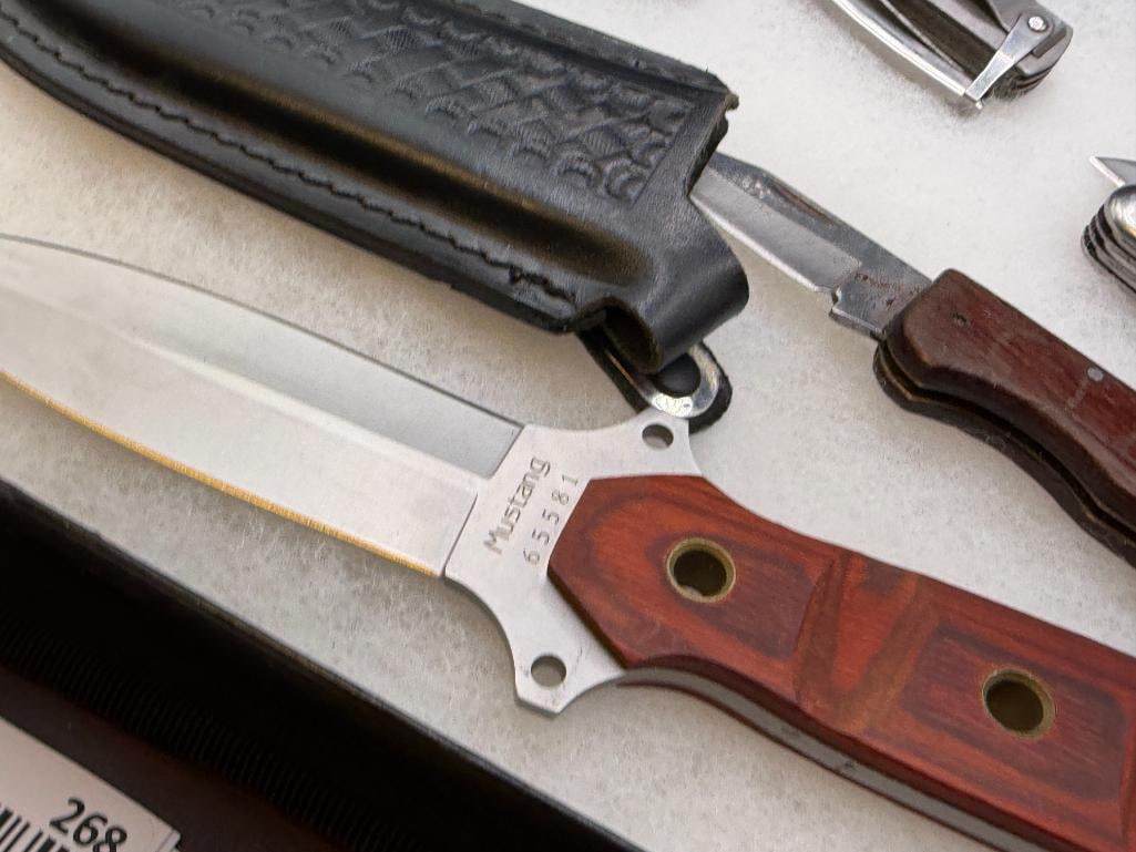 16 COLELCTIBLE KNIVES AND POCKET KNIVES INCLUDING SCHRARE OLD TIMER, FISH KNIFE, GERBER, AND MORE - 3