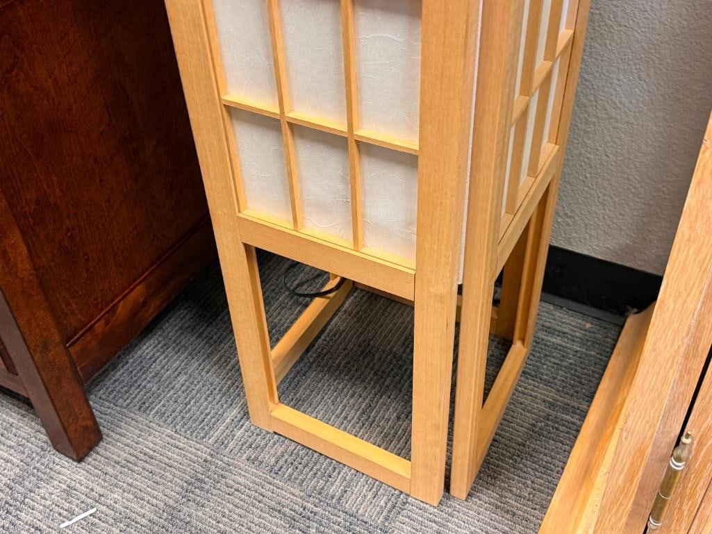 JAPANESE INSPIRED FLOOR LANTERN LAMP - 4