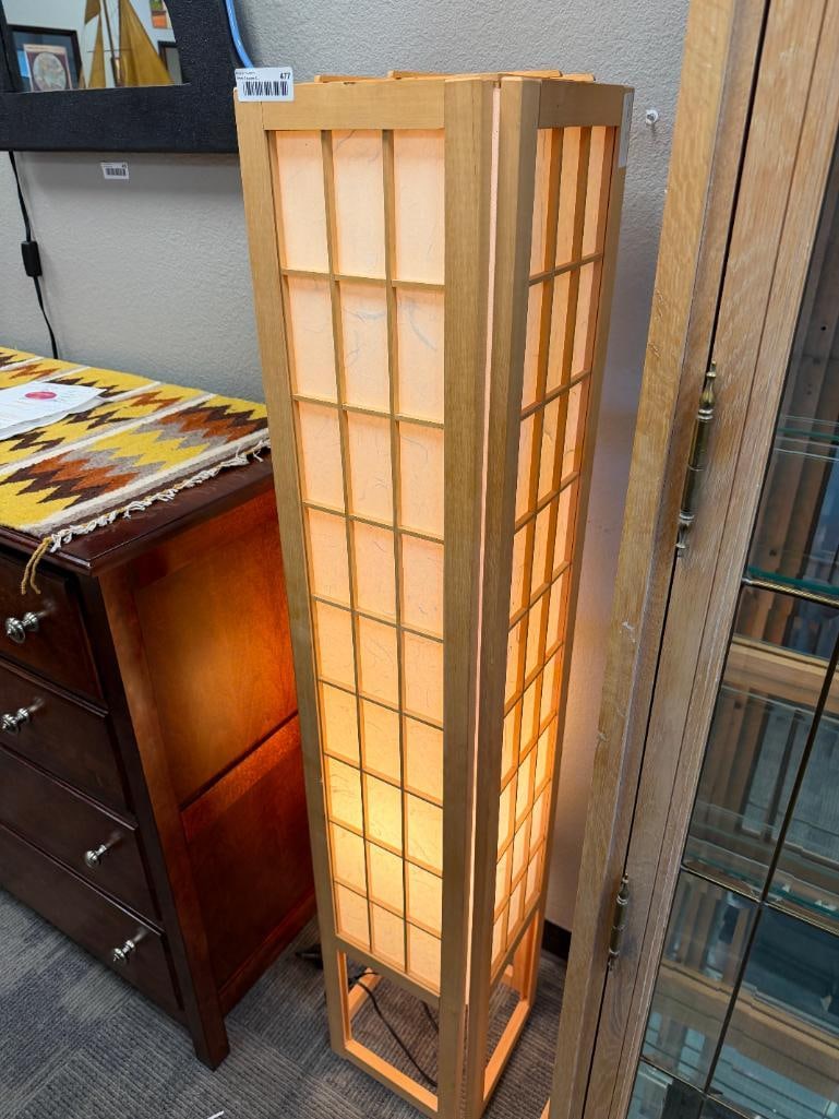 JAPANESE INSPIRED FLOOR LANTERN LAMP - 5