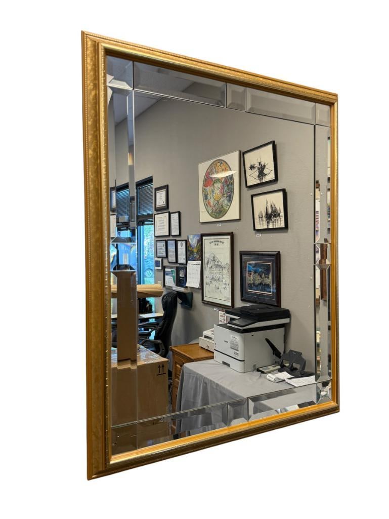 GTC INTERNATIONAL BEVELED PANELED MIRROR (1 of 4)