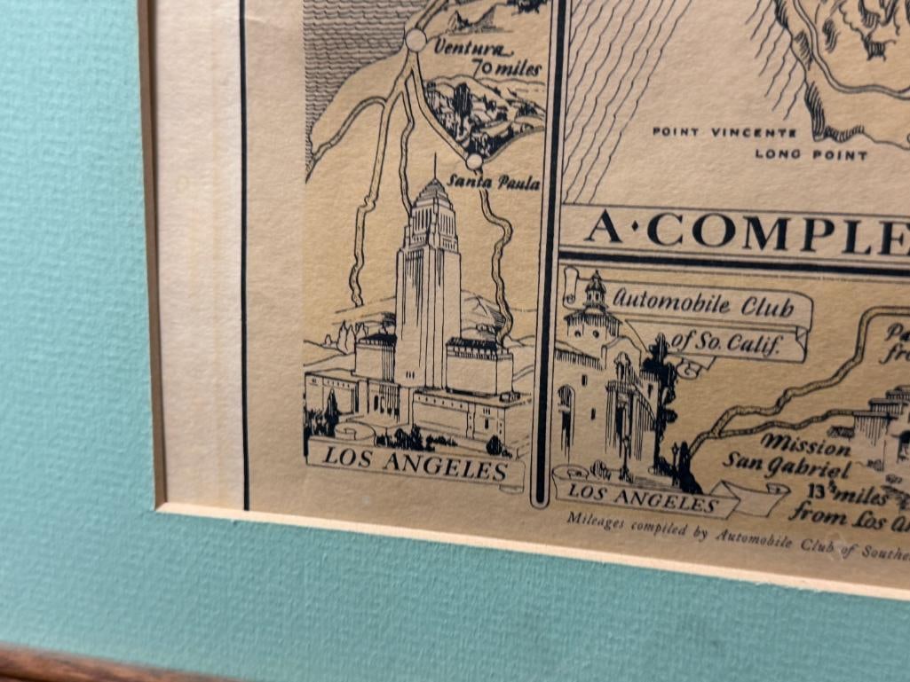1932 A COMPLETE MAP OF LOS ANGELES AREA AND GUIDE TO SUMMER GAMES - 6