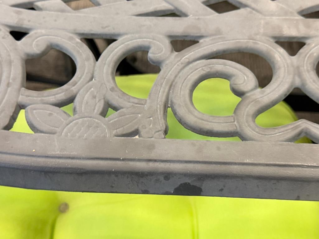 DECORATIVE CAST ALUMINUM PATIO / OUTDOOR DINING SET - 5