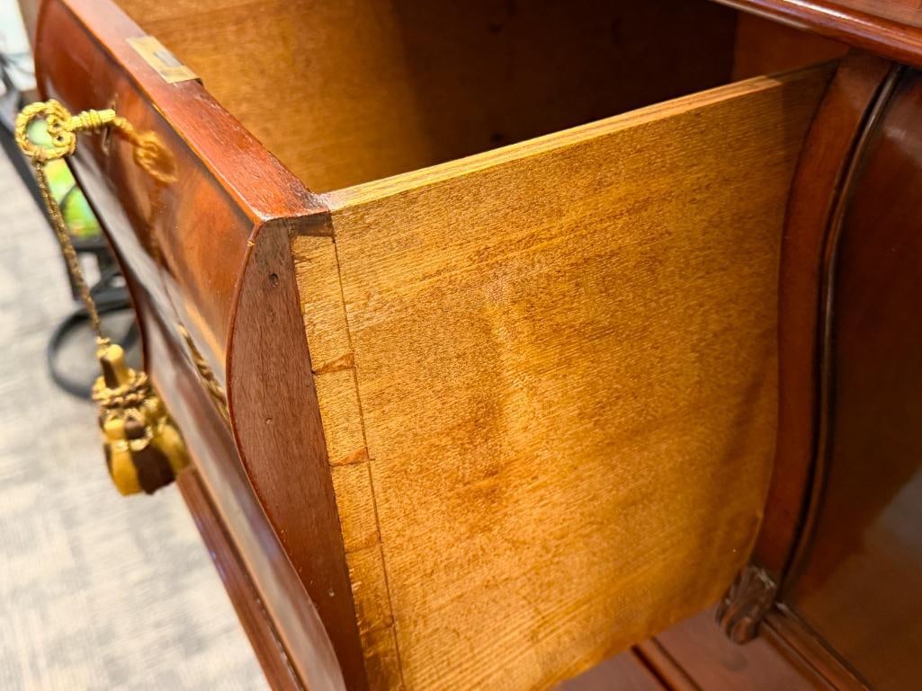 ANTIQUE VICTORIAN SCOTTISH OGEE CHEST OF DRAWERS CIRCA 19TH CENTURY - 12