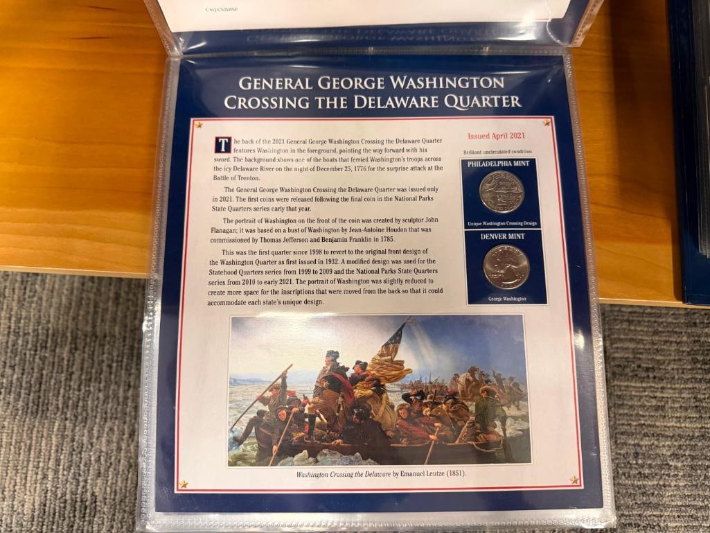 THE CELEBRATING AMERICA COIN COLLECTION VOL I AND 100 YEARS OF LINCOLN COINS & STAMPS - 6
