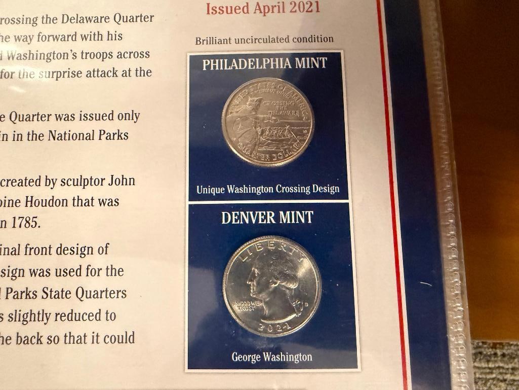 THE CELEBRATING AMERICA COIN COLLECTION VOL I AND 100 YEARS OF LINCOLN COINS & STAMPS - 7