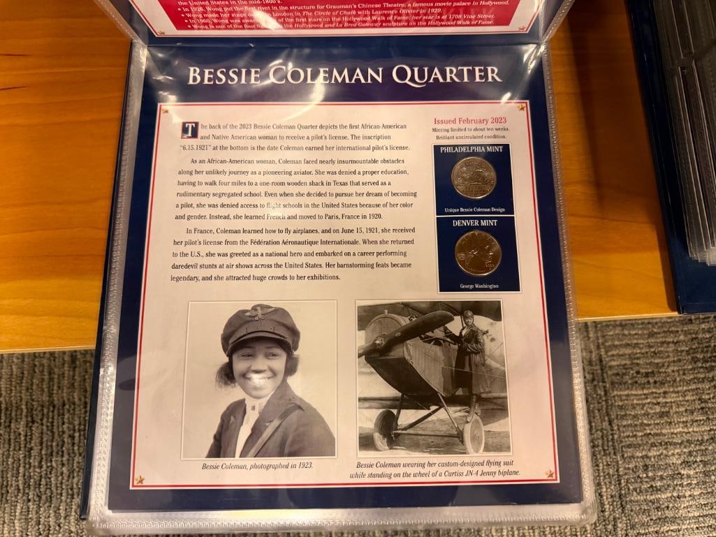 THE CELEBRATING AMERICA COIN COLLECTION VOL I AND 100 YEARS OF LINCOLN COINS & STAMPS - 8