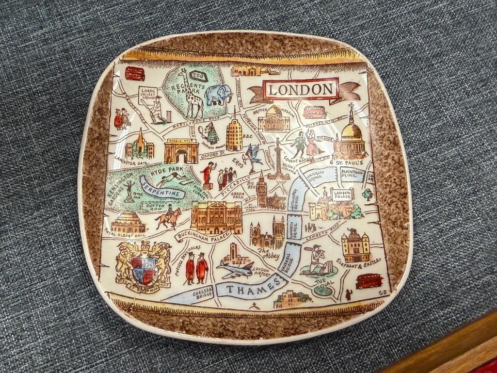 T.G. GREEN & CO AND ROYAL ART POTTERY EUROPEAN CHINA PLATE & CUP - 7