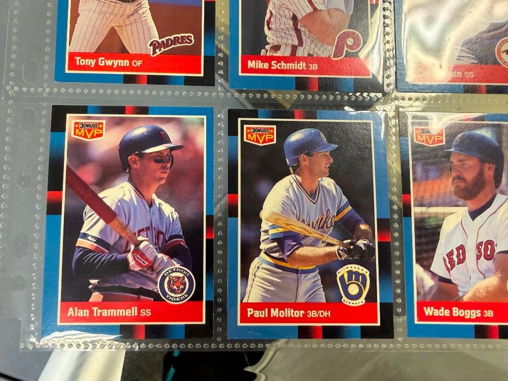 1987 LEAF MVP HALL OF FAME BASEBALL CARDS TONY GWYNN, MIKE SCHMIDT, CAL RIPKEN, WADE BOGGS, ETC. - 5