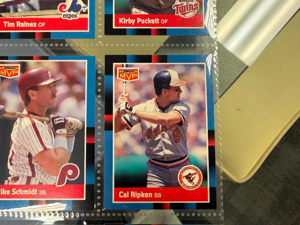 1987 LEAF MVP HALL OF FAME BASEBALL CARDS TONY GWYNN, MIKE SCHMIDT, CAL RIPKEN, WADE BOGGS, ETC. - 7