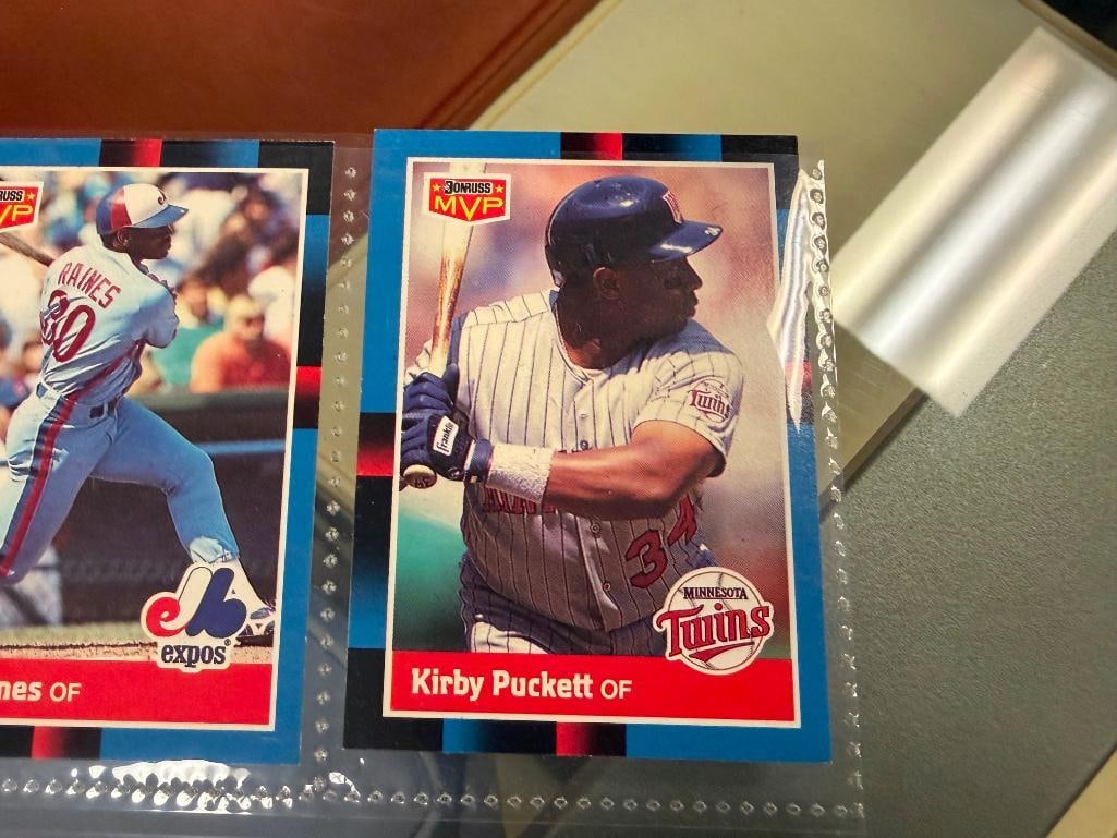 1987 LEAF MVP HALL OF FAME BASEBALL CARDS TONY GWYNN, MIKE SCHMIDT, CAL RIPKEN, WADE BOGGS, ETC. - 8