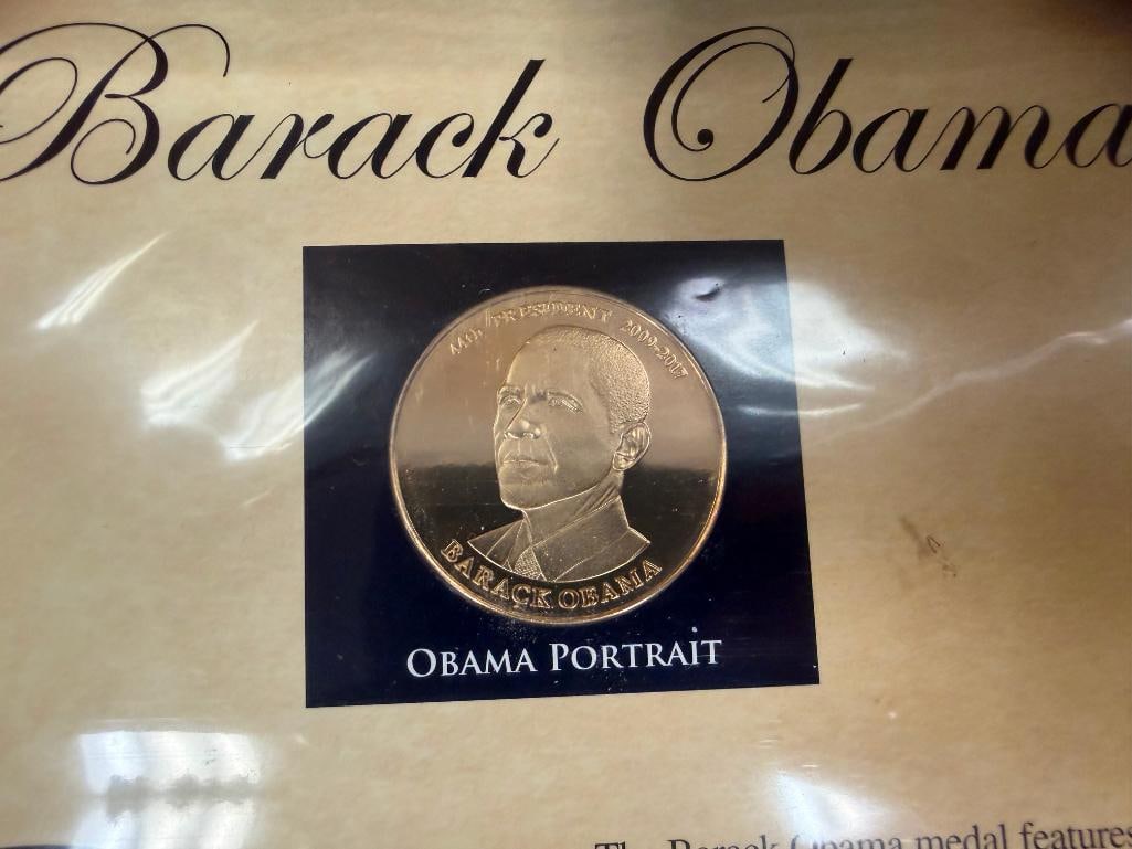 THE UNITED STATES PRESIDENTS COIN COLLECTION VOL. I & II PCS STAMPS & COIN - 14
