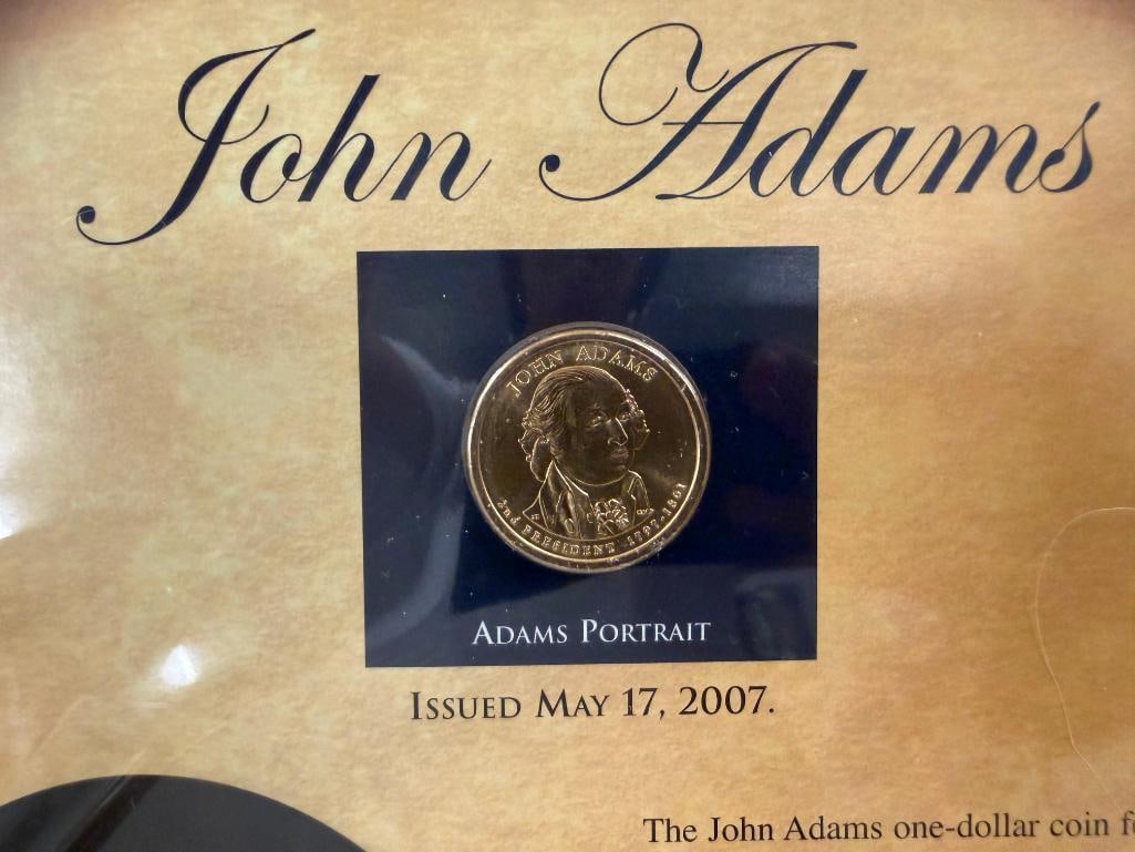 THE UNITED STATES PRESIDENTS COIN COLLECTION VOL. I & II PCS STAMPS & COIN - 7