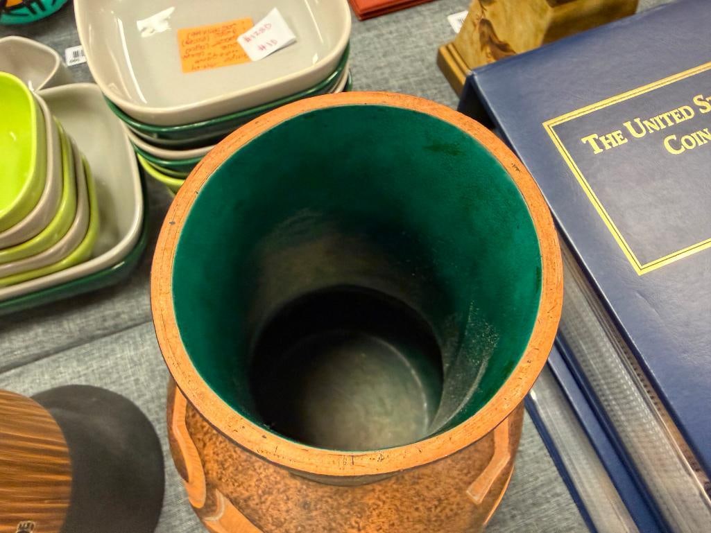 TERRACOTTA DECORATIVE POTTERY VASES - 12