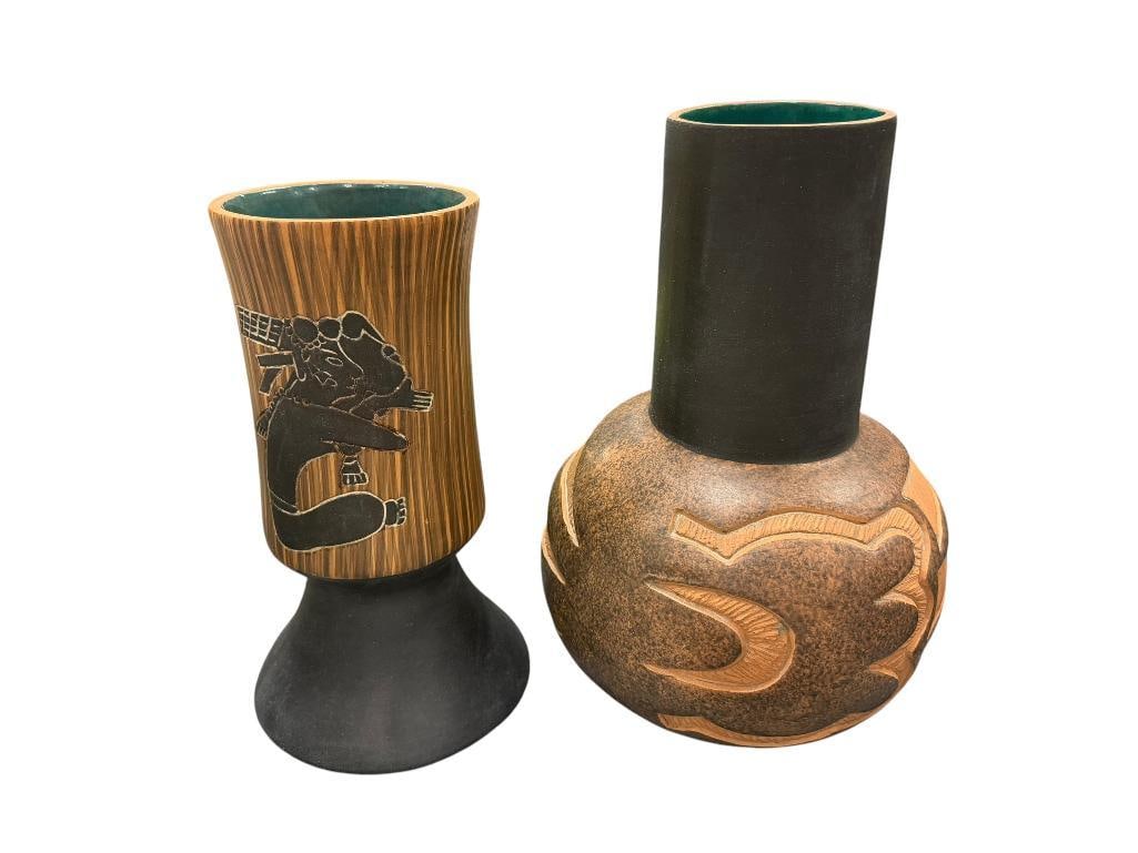 TERRACOTTA DECORATIVE POTTERY VASES (1 of 13)