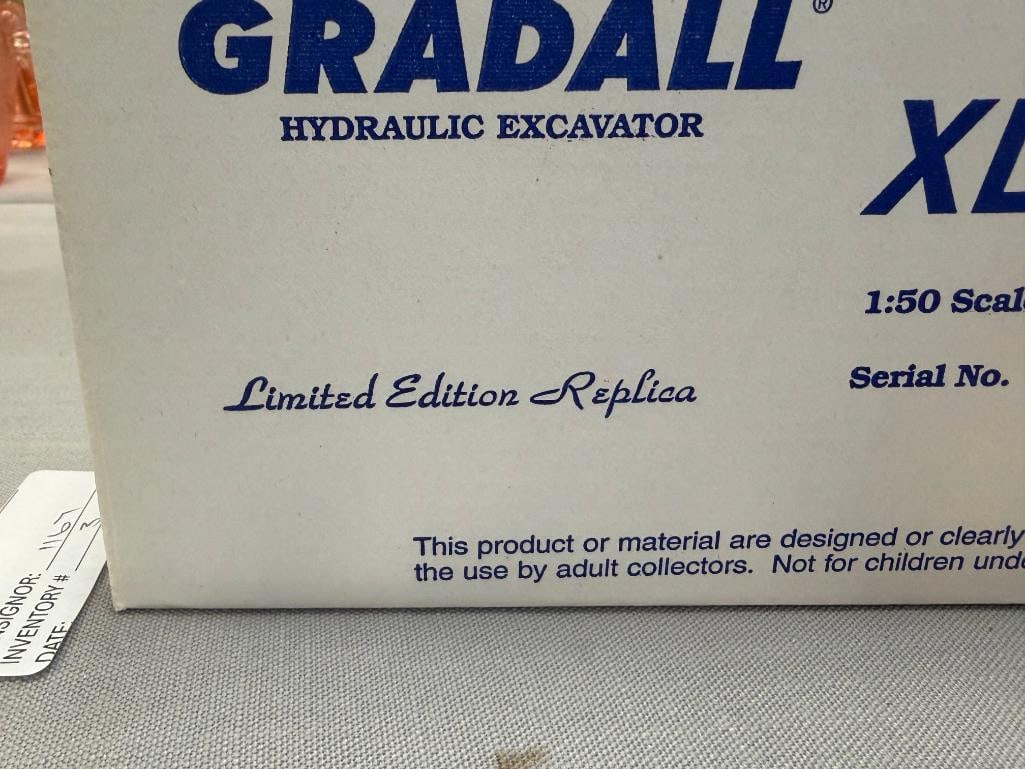 GRADALL XL5200 1/50 DIE-CAST HYDRAULIC EXCAVATOR CONSTRUCTION TOY LIMITED EDITION - 11