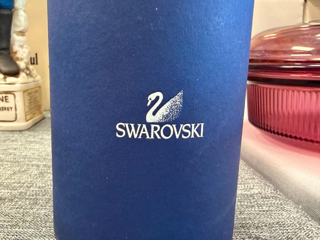 SWAROVSKI CRYSTAL PAIR OF SAILBOATS WITH SILVER FINISH METAL HULL - 8