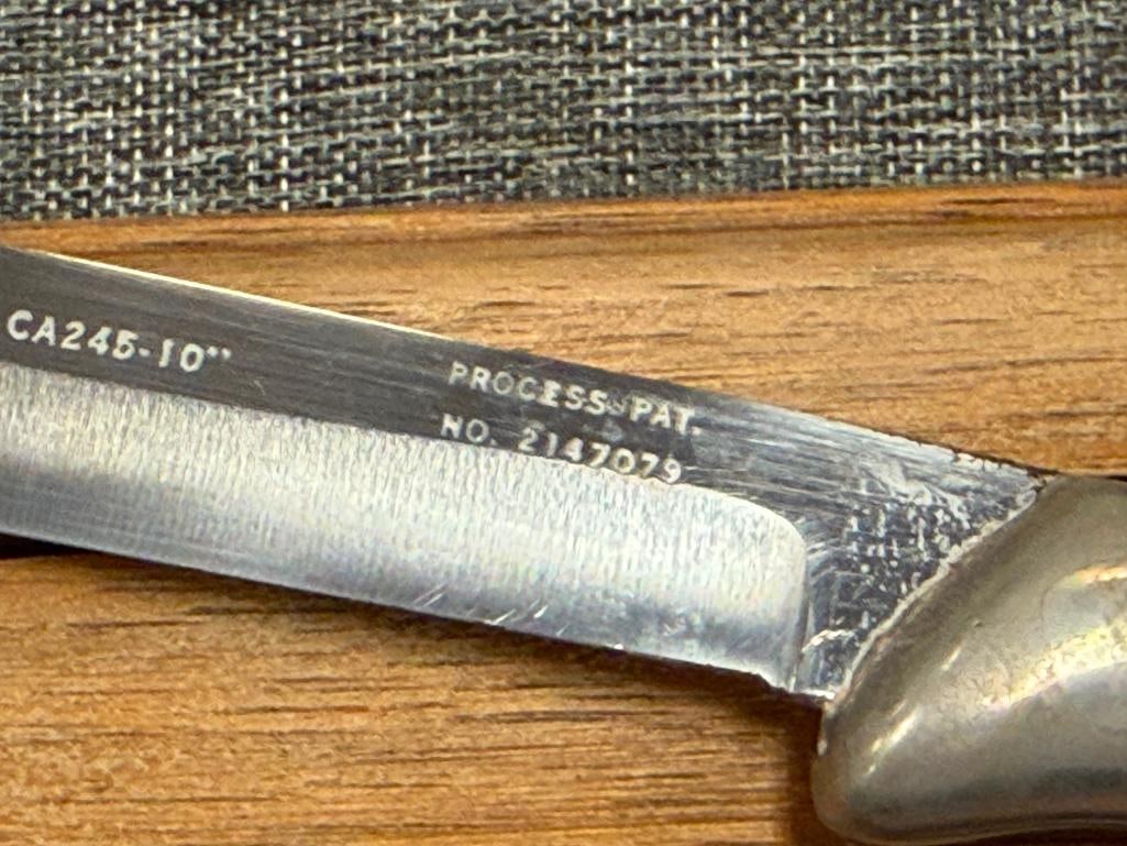 VINTAGE CASE XX THREE PIECE CARVING / CUTLERY SET - 7