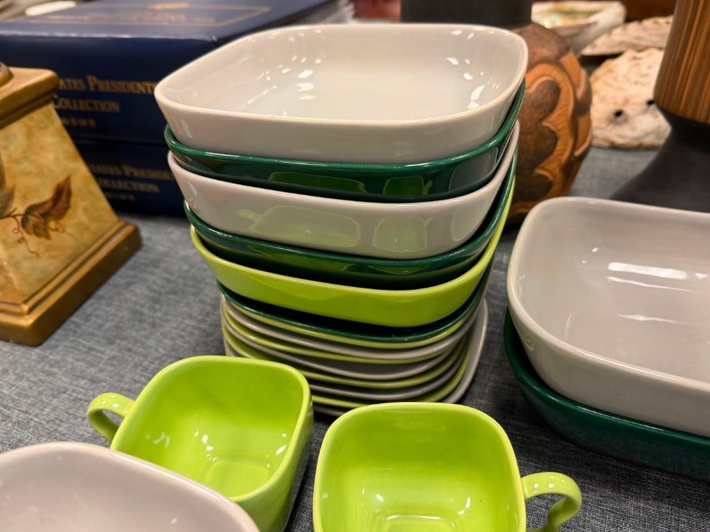 VINTAGE FRANCISCAN WARE TEMPO EARTHENWARE CHINA SPROUT COLORS CIRCA 1950'S - 18